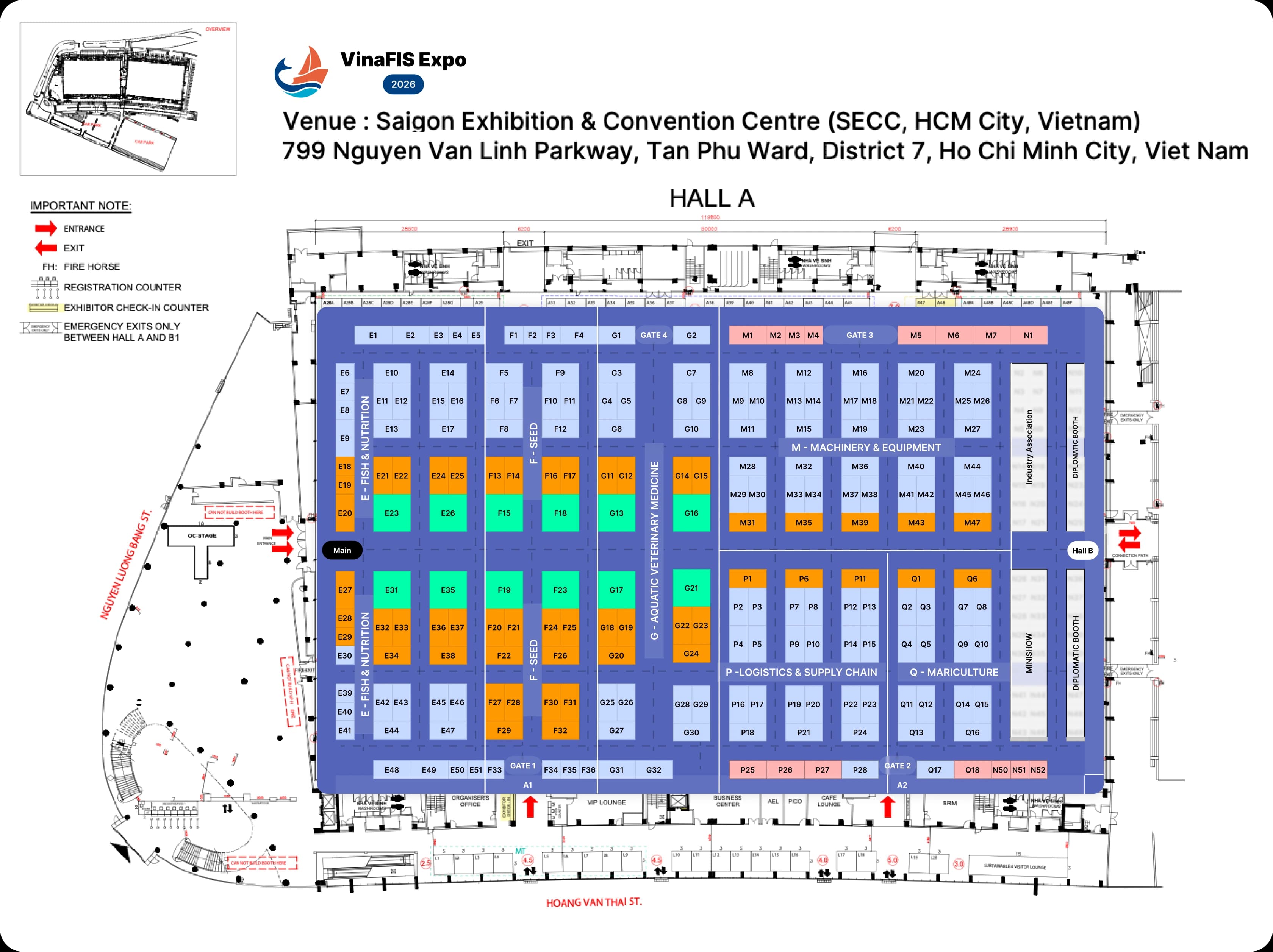 Booth map