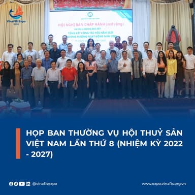 PHIÊN HỌP THƯỜNG VỤ HỘI THỦY SẢN VIỆT NAM LẦN THỨ 8 (NHIỆM KỲ 2022-2027)