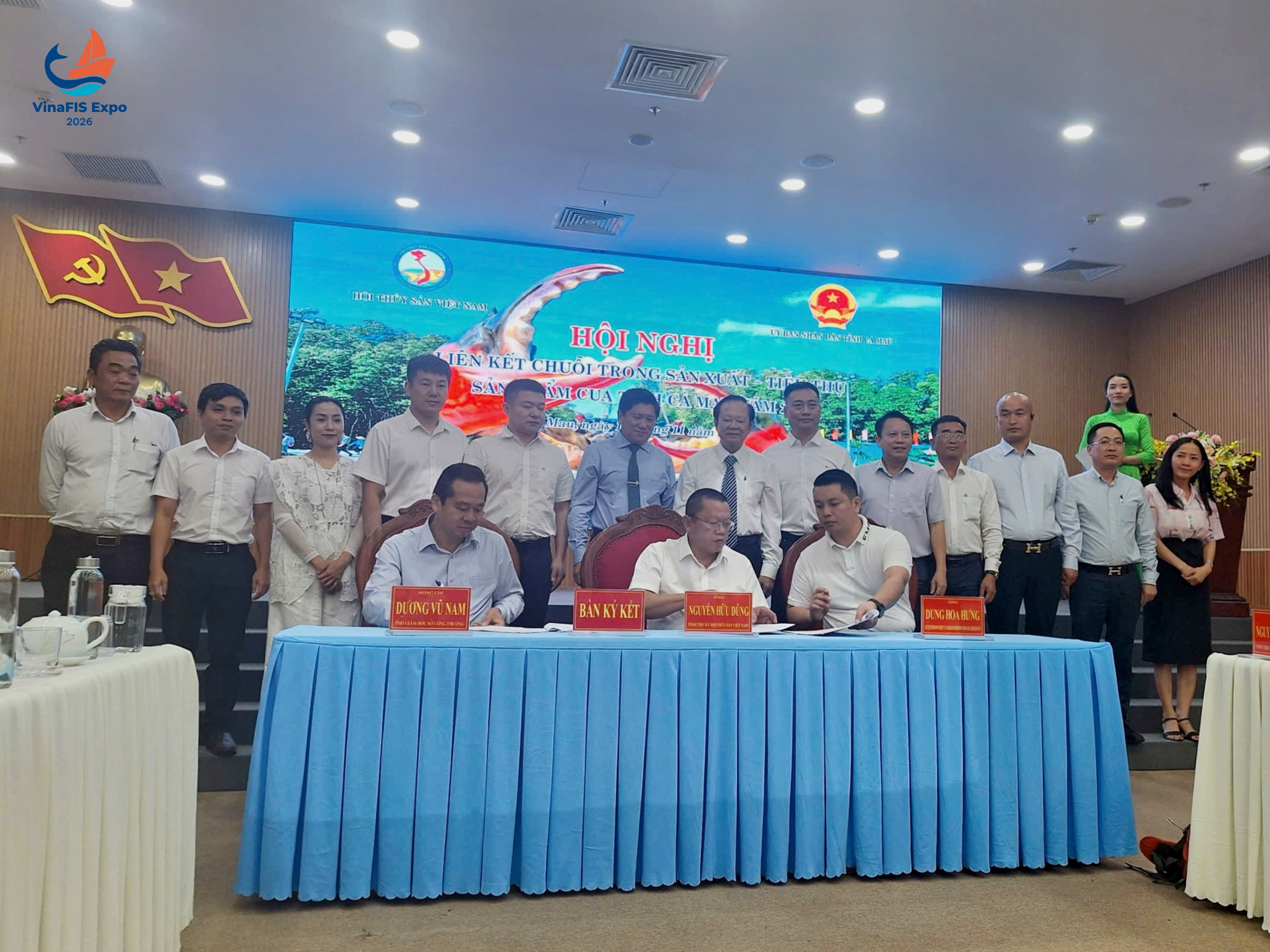 VINAFIS EXPO THAM GIA HỘI NGHỊ: LIÊN KẾT CHUỖI GIÁ TRỊ THỦY SẢN TỈNH CÀ MAU 2025